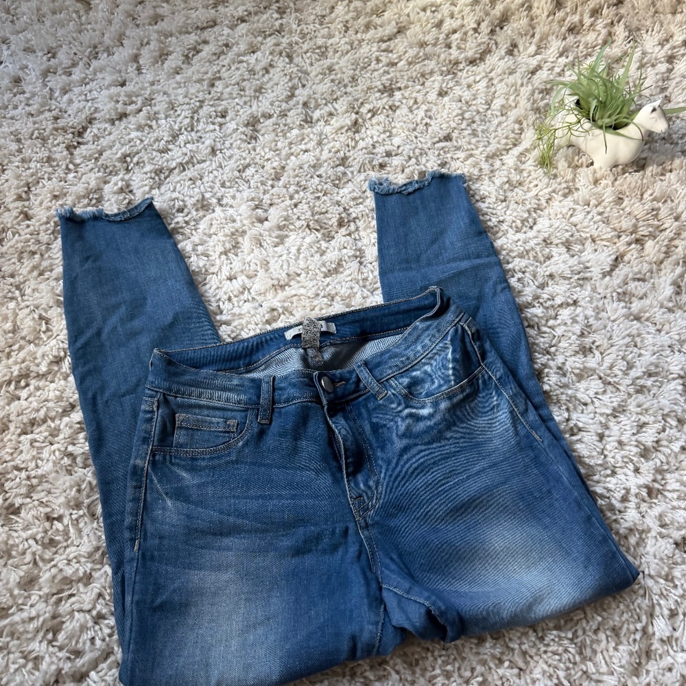Chic Refuge Refuge Women's Skinny comfortable skater casual Jeans in Classic Den